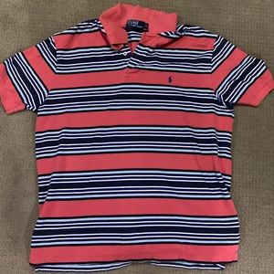 Short Sleeve Striped Ralph Lauren Shirt